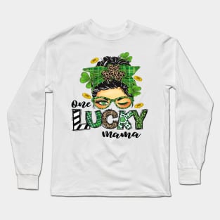 One Lucky Mama St Patricks Day Long Sleeve T-Shirt